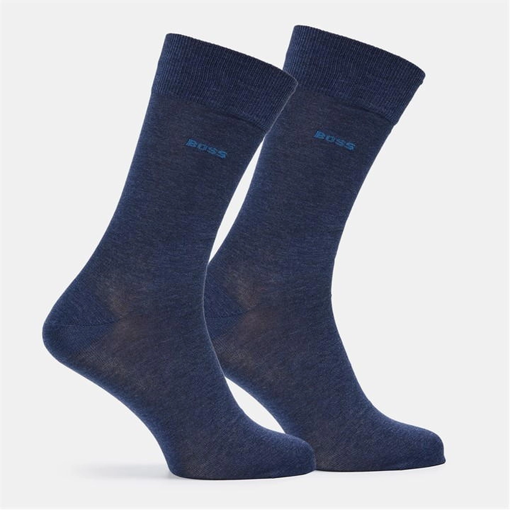 Hugo Boss 2p Rs Tom Mc 10257399 01 Crew Sock Mens - Black